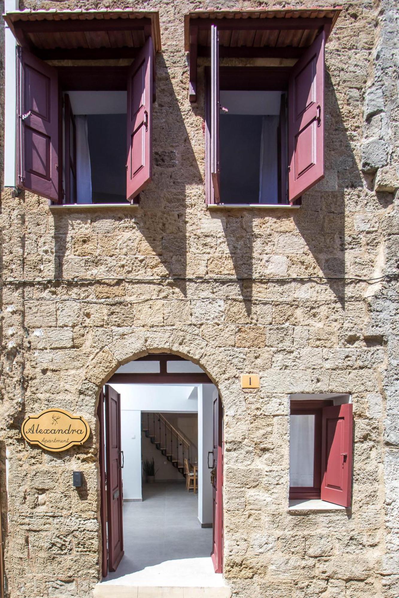 Alexandras Stone House Rhodes City Exterior foto
