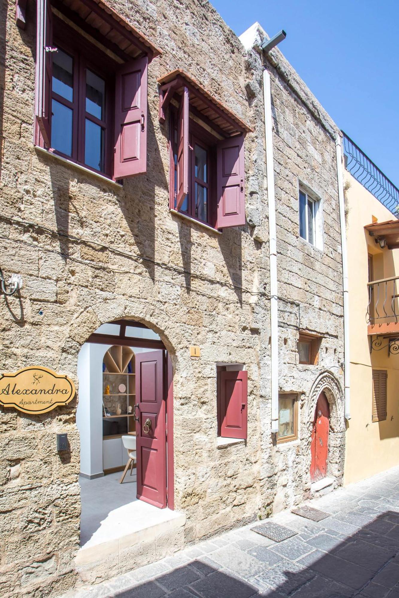 Alexandras Stone House Rhodes City Exterior foto